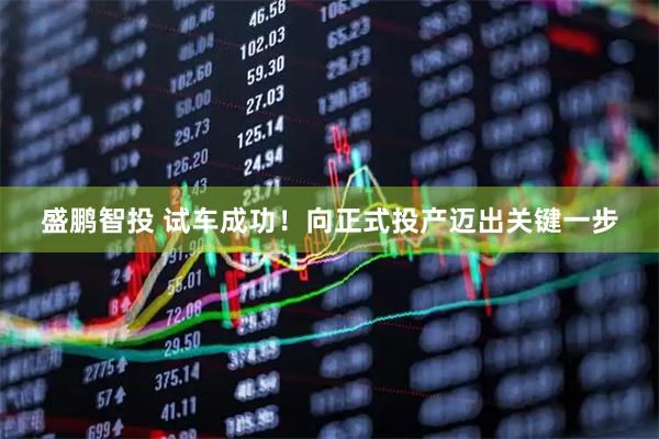 盛鹏智投 试车成功!向正式投产迈出关键一步